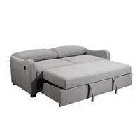 European Latest Designs Fabric Living Room Sofa Bed 3 Seater Sleeper Smart Sofa Bed