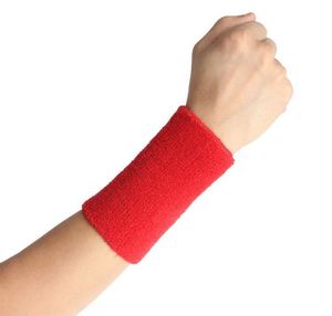 Bandeau de poignet en coton respirant et flexible pour hommes et femmes, avec fermeture auto-agrippante, équipement de protection sportive d'été pour le basketball - Product Image 1