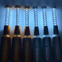 Bâtons lumineux LED clignotants en alliage d'aluminium rechargeables pour la Saint-Valentin, vente en gros