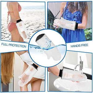 Protège-<span class=keywords><strong>bras</strong></span> imperméable réutilisable pour adulte, idéal pour la douche – Protection étanche pour bandage – Offre spéciale - Product Image 5