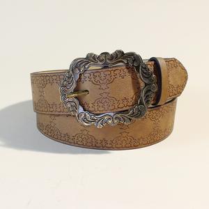 <span class=keywords><strong>Ceinture</strong></span> pour femme rétro millénaire Hot Girl Y2K bohème taille décorative en cuir vieilli et PU match facile avec boucle en alliage - Product Image 3