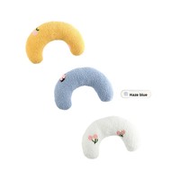 Coussin en forme de U pour chat et chien, motif uni, en coton PP doux, toutes saisons, tapis de couchage pour animaux de compagnie, Jiangsu