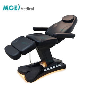 MEDIGE Chaise de table de massage facial électrique réglable en <span class=keywords><strong>cuir</strong></span> PU pour salons de beauté et centres de soins infirmiers - Product Image 4