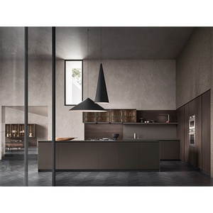 Gabinetes de Cocina Modernos de Madera Sólida Hechos a Medida de Alta Calidad, Diseño Americano Estándar para Juego de Muebles de Cocina - Product Image 1