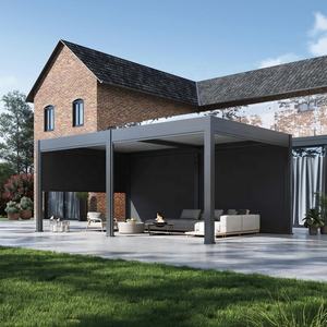 Gazebo de haute qualité en alliage d'aluminium pour l'extérieur avec résistance aux UV et imperméabilité Vente directe d'<span class=keywords><strong>usine</strong></span> - Pergola Pavillon et <span class=keywords><strong>abri</strong></span> - Product Image 3