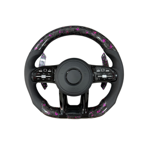 Volante de Fibra de Carbono Personalizado para Benz W213 W204 S500 S320 S300 E200 E300 E320 E350 E43 E63 E53 E500 <span class=keywords><strong>Amg</strong></span> con Luces LED - Product Image 1