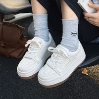 Baskets plateforme à lacets pour femme 2026 – Chaussures de sport basses tendance, légères, synthétiques, style décontracté urbain