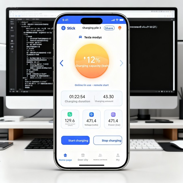 IOT Android IOS Software Home Smart Charging Station New Energy Custom App Development Intelligent Remote Control Source Code