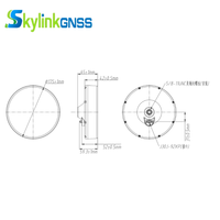Réception optimale, matériau PC, polarité RHCP, antenne intégrée, anti-interférence, positionnement, module intégré GNSS GPS