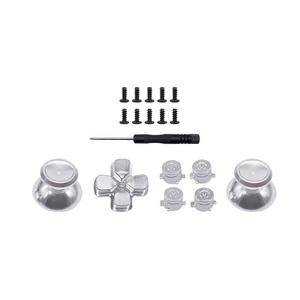 SYYTECH <span class=keywords><strong>Game</strong></span> <span class=keywords><strong>Controller</strong></span> ABXY Metal Button <span class=keywords><strong>Kit</strong></span> de reemplazo para PlayStation 4 <span class=keywords><strong>PS4</strong></span> Gamepad Joystick Accesorios - Product Image 3