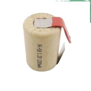 Sub C <span class=keywords><strong>4</strong></span>/<span class=keywords><strong>5SC</strong></span> 1.2V แบตเตอรี่แบบชาร์จไฟได้1300Mah <span class=keywords><strong>4</strong></span>/5 SC เซลล์ <span class=keywords><strong>Ni</strong></span>-<span class=keywords><strong>Cd</strong></span> พร้อมแท็บหมุดเชื่อมสำหรับสว่านไฟฟ้า - Product Image 1