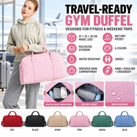 Sac de sport imperméable à étiquette privée avec poche de séparation humide/sec pour le fitness, la natation et les voyages de week-end