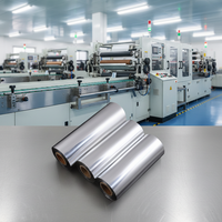Film composite aluminium-plastique de qualité médicale, film de base réfléchissant pour isolation thermique, rouleau de couverture isolante d'urgence