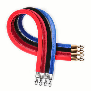 Vendita in fabbrica Barriere al traffico di pali di velluto rosso 1.5m - Product Image 3