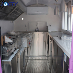 Nouvelle remorque alimentaire mobile d'extérieur à <span class=keywords><strong>double</strong></span> étage avec escalier, boutique mobile, bar mobile - Product Image 2