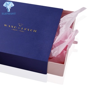 Custom Logo and Side Slide Open Pull Out Cardboard Ribbon Shoe Gift Drawer <b>Box</b> - Product Image 5