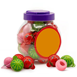 Bocaux cylindriques en HDPE et PCTG pour bonbons gélifiés aux fruits, capacité 500 ml, avec couvercle en aluminium - Product Image 6