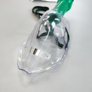 <span class=keywords><strong>Masque</strong></span> Venturi jetable en PVC de qualité médicale avec 2 diluteurs, transparent/vert – Offre Spéciale - Product Image 2