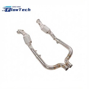 ท่อดาวน์ไปป์เพิ่มประสิทธิภาพสำหรับ Porsche Panamera 970 970.1 970.2 3.0T V6 Twin Turbo ผลิตจากสแตนเลส 304 เชื่อมแบบ TIG ติดตั้งได้โดยตรง - Product Image 5