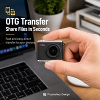 Kamera Mini Retro 2.5K 64MP Layar IPS 1,4 Inci Zoom 16X Perekam Video Gerak Lambat Camcorder Portabel untuk Pelajar