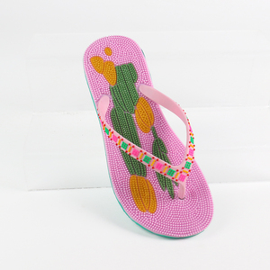 Chaussures de plage d'été, semelle massante, chaussures de marque, tongs, pantoufles pour femmes - Product Image 2