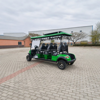 Voiturette de golf 6 places en gros, 60V 100AH, batterie au plomb, autonomie 80KM, pour utilisation en lieux de mariage, certifiée CE, OEM ODM