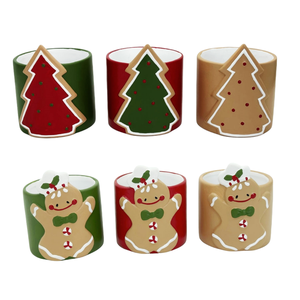 Vente en gros de pots en céramique de Noël personnalisés Couvertures de pots de fleurs pour la décoration intérieure Cadeaux de vacances et plantes succulentes - Product Image 1