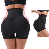 Nouveau style 2026 – Culotte gainante sans couture taille haute avec coussinets amovibles pour les fesses et les hanches, respirante, séchage rapide, en Spandex/Nylon, effet lissant