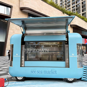 Factory Price Custom Food Truck Mobile <b>Concession</b> <b>Trailer</b> For Ice Cream Business Stainless Steel USA Standard - Product Image 2