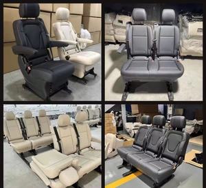 Sièges en cuir de luxe pour van, couleur beige/blanc, avec garantie de qualité, pour W447 V Class V250 V300 - Vente flash - Product Image 4