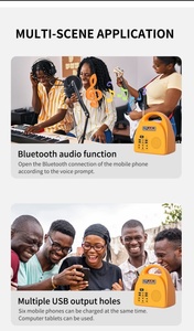 Mejor precio Sistema de energía solar portátil <span class=keywords><strong>para</strong></span> Bluetooth Radio Carga móvil LiFePO4 Batería PWM Kit de luz <span class=keywords><strong>para</strong></span> el hogar Generador solar - Product Image 5