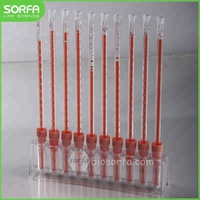 Fournitures de laboratoire médical, kit de pipettes Westergren jetables, pipettes ESR Sorfa en boîte
