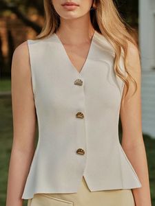 <span class=keywords><strong>Cardigan</strong></span> en tricot élégant et décontracté pour femme, couleur unie, avec un simple col en V, adapté comme un <span class=keywords><strong>gilet</strong></span> <span class=keywords><strong>ou</strong></span> un pull. - Product Image 3