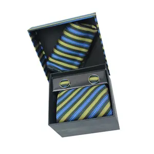 Manufacturer large color printed cardboard belt fashion packaging tie gift box for men