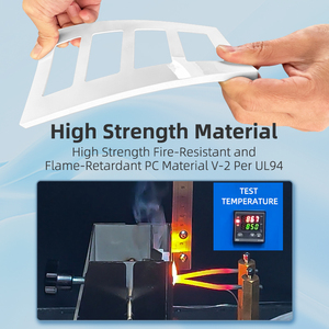 OEM ODM pour 1 groupe 2 sorties 20A blanc sans vis incassable décoratif US 114 PC matériel interrupteur mural <span class=keywords><strong>plaque</strong></span> de couverture de sortie - Product Image 5