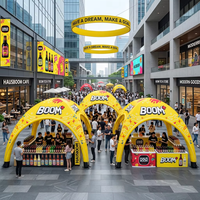 Tente gonflable publicitaire extérieure personnalisée en forme d'araignée, dôme gonflable, gazebo, tente de salon professionnel pour la promotion de boissons