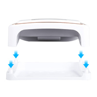 Lampe de séchage d'ongles LED UV rechargeable sans fil avec écran tactile LCD