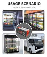Contrôleur de température numérique intelligent WiFi ECS974T, thermostat intelligent de refroidissement et de chauffage