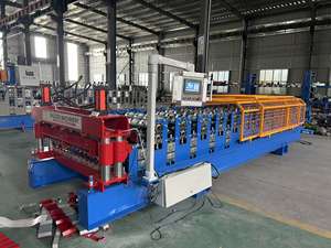 Máquina Formadora de Tejas de Piso de Lámina Trapezoidal y Corrugada de Doble Capa con Motor y Rodamiento 220V/380V - Product Image 6