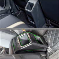Accessoires intérieurs de voiture ABS : Protection anti-coup de pied pour la sortie d'air du bras de repose-bras arrière pour Honda City 2020-2024