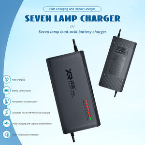 Chargeur de batterie au plomb pour vélo électrique, DC ignifuge 24V-72V 3A/4A pour moto et <span class=keywords><strong>scooter</strong></span> électriques - Product Image 2