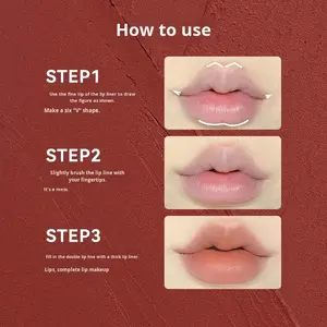 OUTOFOFFICE Crayon à lèvres double embout effet brume <span class=keywords><strong>couleur</strong></span> nude pour remodeler la ligne des lèvres et sublimer le <span class=keywords><strong>teint</strong></span> – Taille standard - Product Image 5