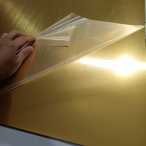 ABS صفيحة بلاستيكية مزدوجة اللون بطبقتين من الذهب لنحت نقش نقش مزدوج اللون شارة لافتة إعلانية - Product Image 1