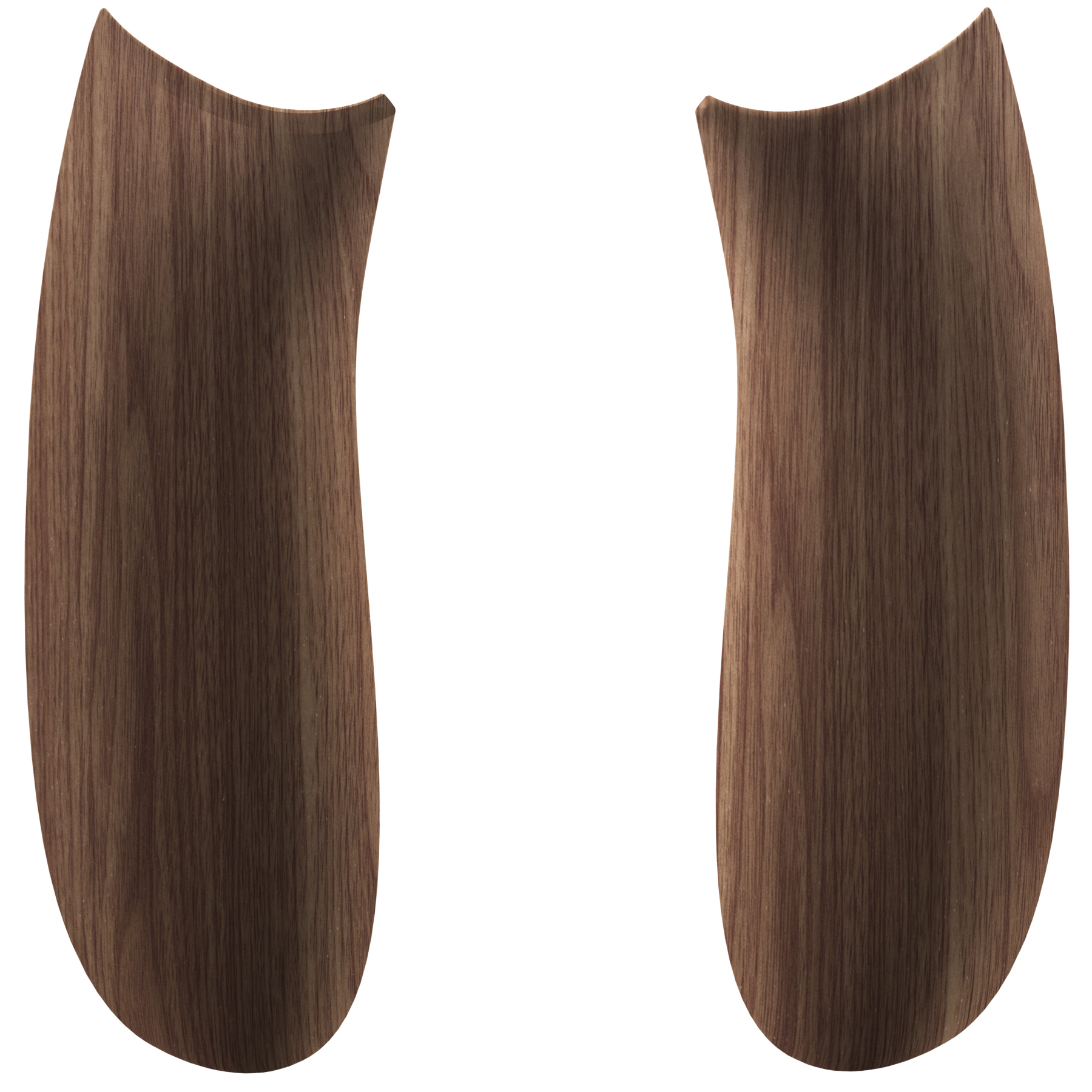 Coque avec rails latéraux à motif de grain de bois doux au toucher