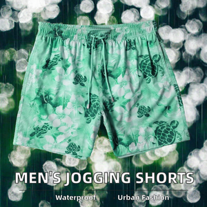 Shorts de sport pour hommes, style streetwear, respirants, à séchage rapide, imperméables, pour la course à pied, l'entraînement en salle de sport, la course, le fitness - Product Image 2