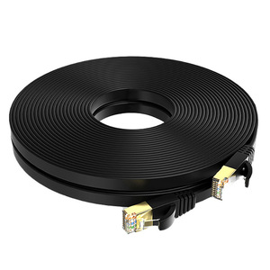 <span class=keywords><strong>Cable</strong></span> Ethernet Plano <span class=keywords><strong>Cat</strong></span>-<span class=keywords><strong>7</strong></span> de 8 Conductores con Conectores RJ45, Par Trenzado de Velocidad Gigabit, Cobre Libre de Oxígeno, <span class=keywords><strong>Cable</strong></span> de Conexión Blindado - Product Image 1