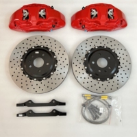 Jekiy Étrier de frein 9n haute performance 6 pots 380*36mm trou ligne disque pour Audi Q3