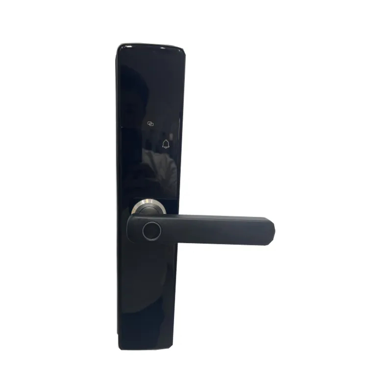 Smart door lock with visual cat eye,automatic capture pictures upload phone function