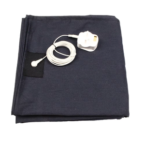 Заземляющая приталенная простыня с соединительным кабелем 5% серебряного волокна + 95% бамбуковая проводящая простыня - Product Image 1