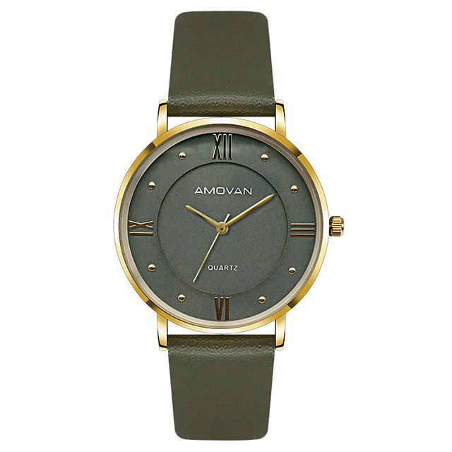 Luxury Black Watch PU Leather Strap Quartz Watches for Men Women Rapper